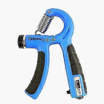 Hand Grips Strengthener, Adjustable Resistance 5-60kg, Hand Exerciser Strength Trainer Hand-muscle Developer Blue 15*10cm with counting function