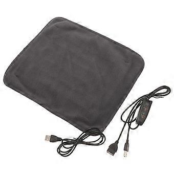 Cat Heating Pad Adjustable for Pets 3Pcs Grey Polyester Heating Blanket