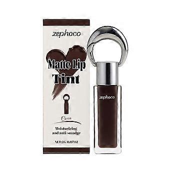 Zephoco Cocoa Matte Smooth Lipgloss is zacht en gemakkelijk aan te brengen, met een matte finish die licht aanvoelt en niet vlekt. Het is een dagelijkse lipgloss.