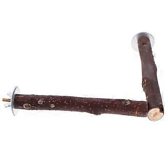 Natural Wood Bird Perch for Parrots Cage Stand Teeth Exercise