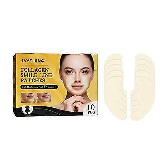 Jaysuing Collagen Smile Line Patch, Firming Smile Line And Smoothing Wrinkles Collagen Facial Patch