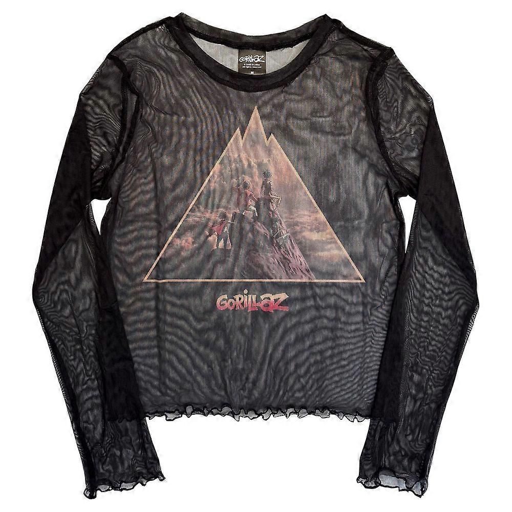 Gorillaz The Mountain Mesh Crop Top