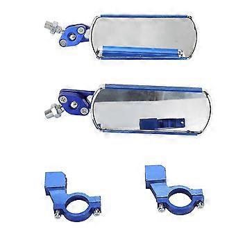 1 Pair 360 Degree Rotatable Handlebar Bike Rearview Mirror Compatible with Wheelchair