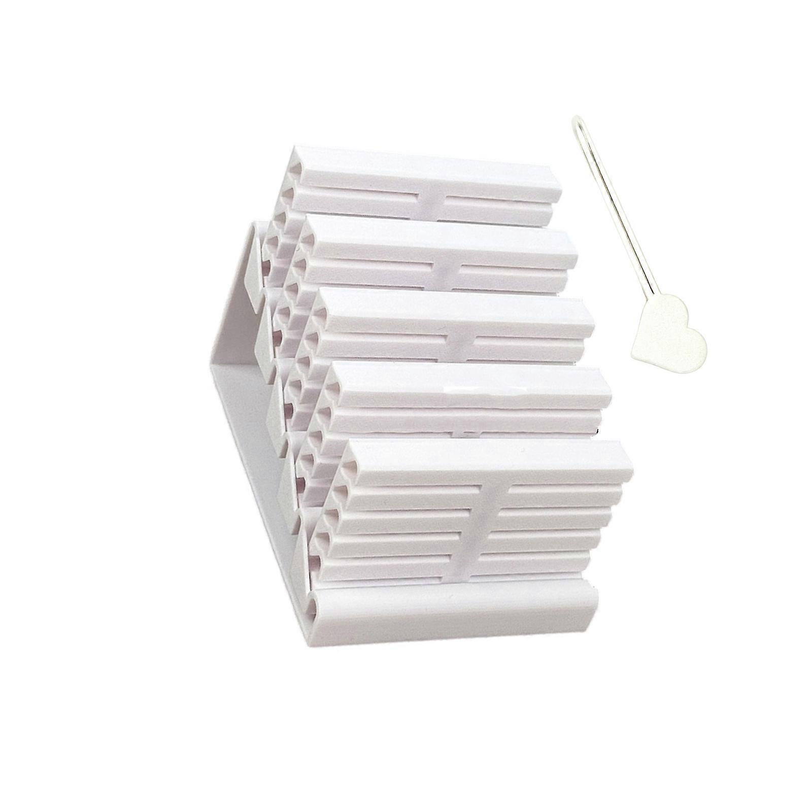 Multipurpose Clear Storage Solution Storage Container For Easy Assembly And Space Saving Homes Organization  White