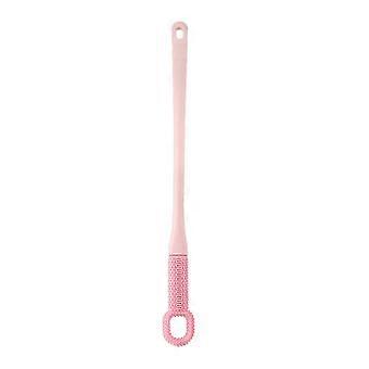 Spazzola per piedi in silicone con manico lungo