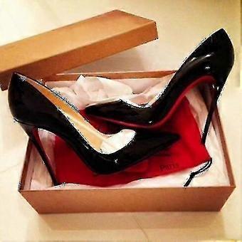 Women's Sexy red bottom pumps with pointed toe (6/8/10cm) - High Heel Wedding shoes.C7