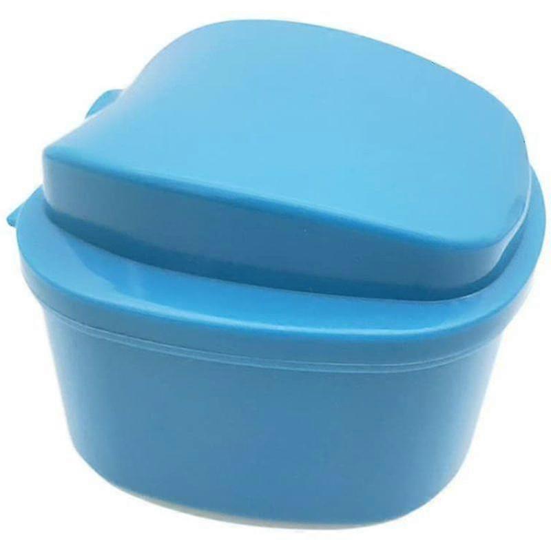 Dual Denture Storage With Drainage