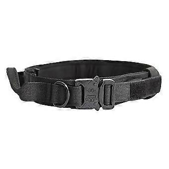 Tactische nylon hondenhalsband met snelsluiting