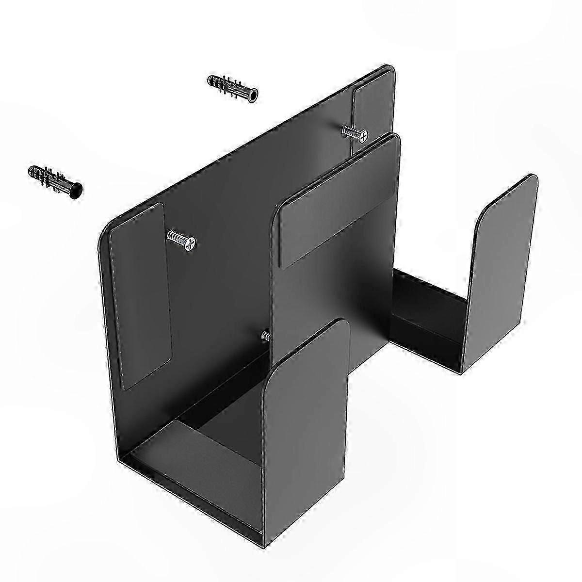 Adjustable laptop wall mount with dual-layer function