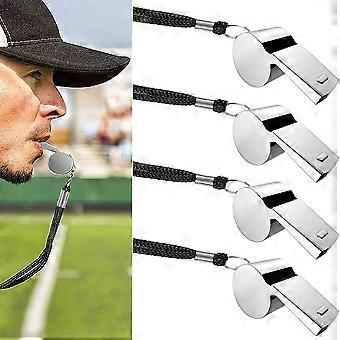 Premium Stainless Steel Loud Crisp Metal Whistle
