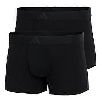 Adidas Mens Stripe Cotton Boxer Shorts (Pack of 2)