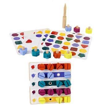 Children Screw Toys Nut Install Suitable for Kids 1Set Learning Toy