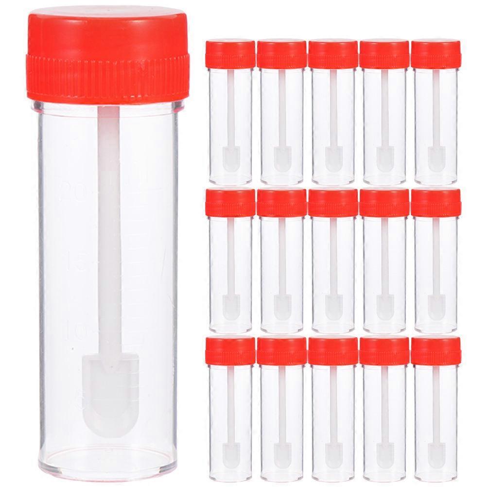 30Pcs Urine Collection Cups for Use Plastic Cups with Lids