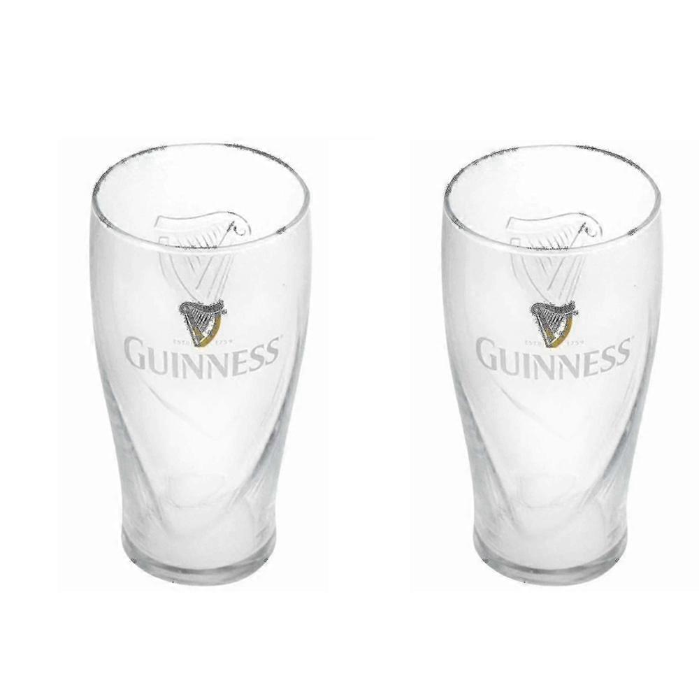 2 Guinness Pint Glasses