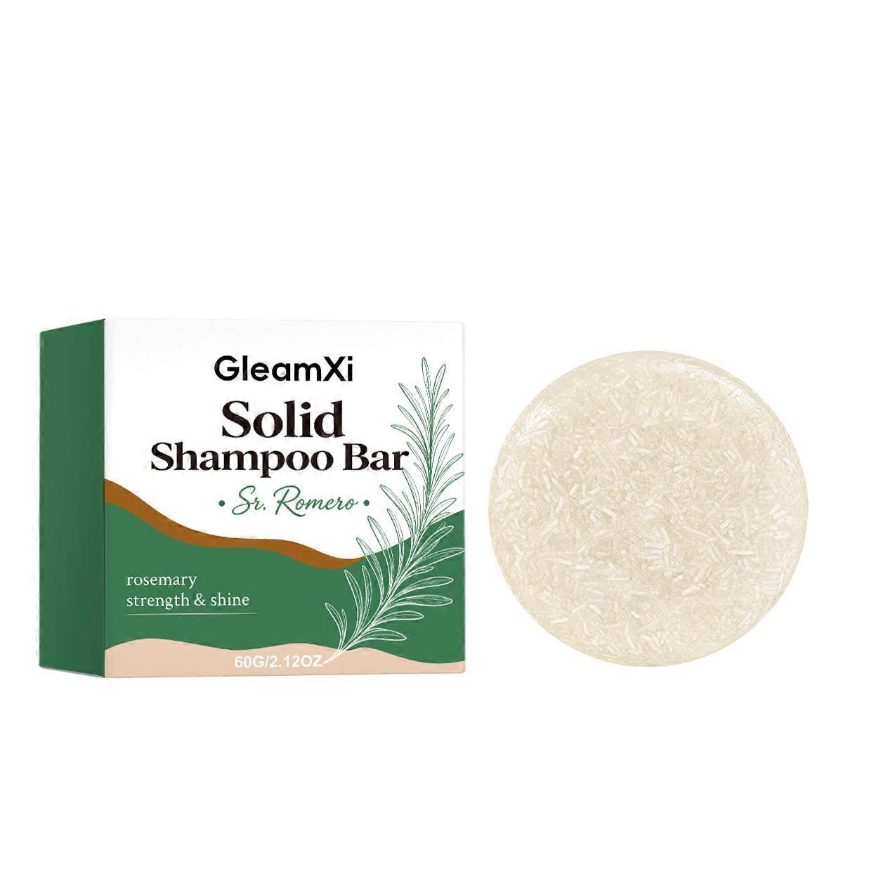 2pcs Rosemary Shampoo Bar, Solid and Portable for Cleaning