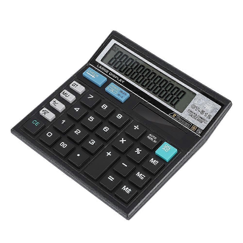 Former Data Check Solar Calculator 12-bit Large Screen Precise Data Solar Scientific Calculator