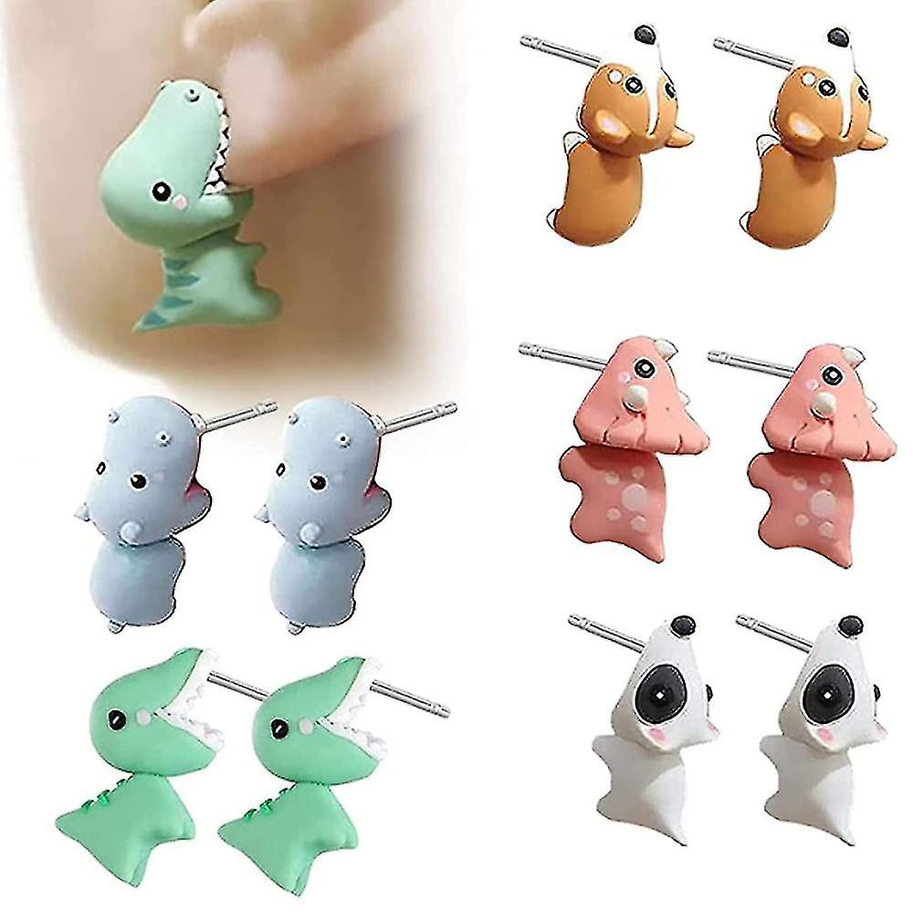 Pendientes de dinosaurio para niños Pendientes de animales