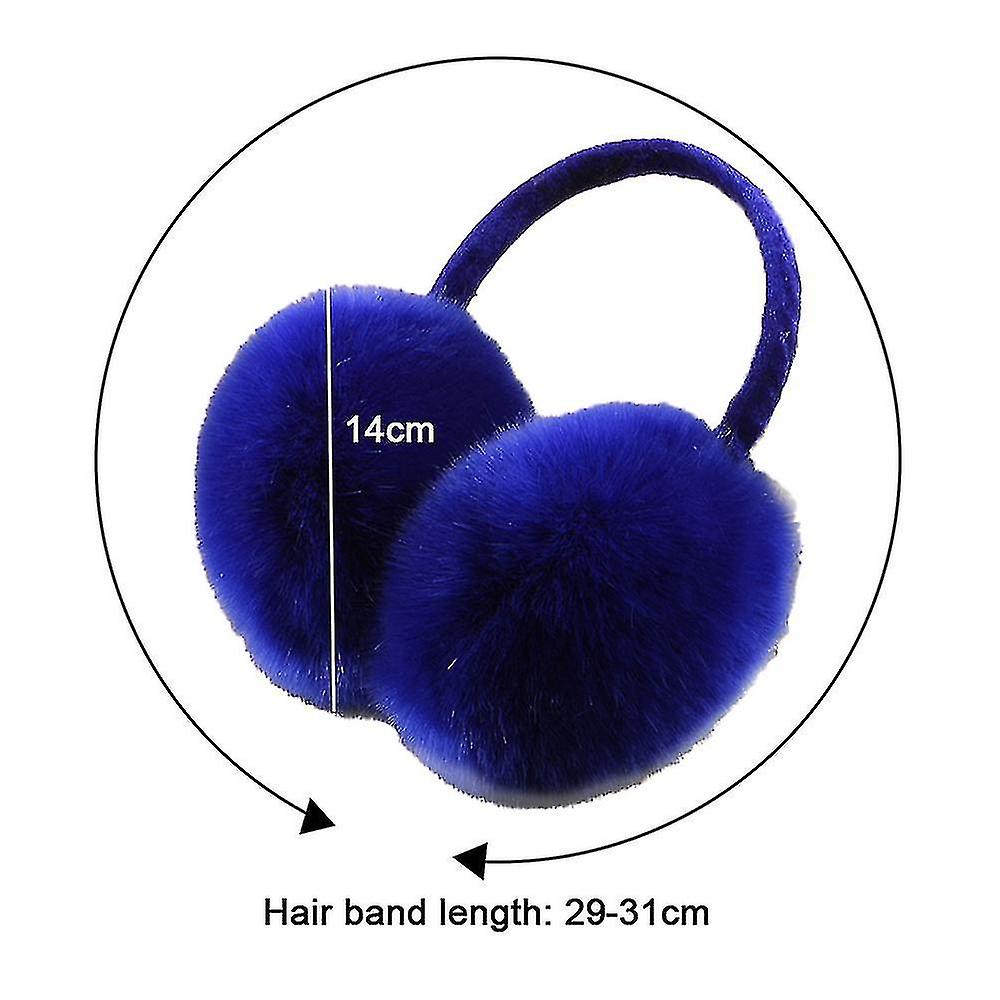 Cache-oreilles pliables unisexes en fausse fourrure, tendance et simple