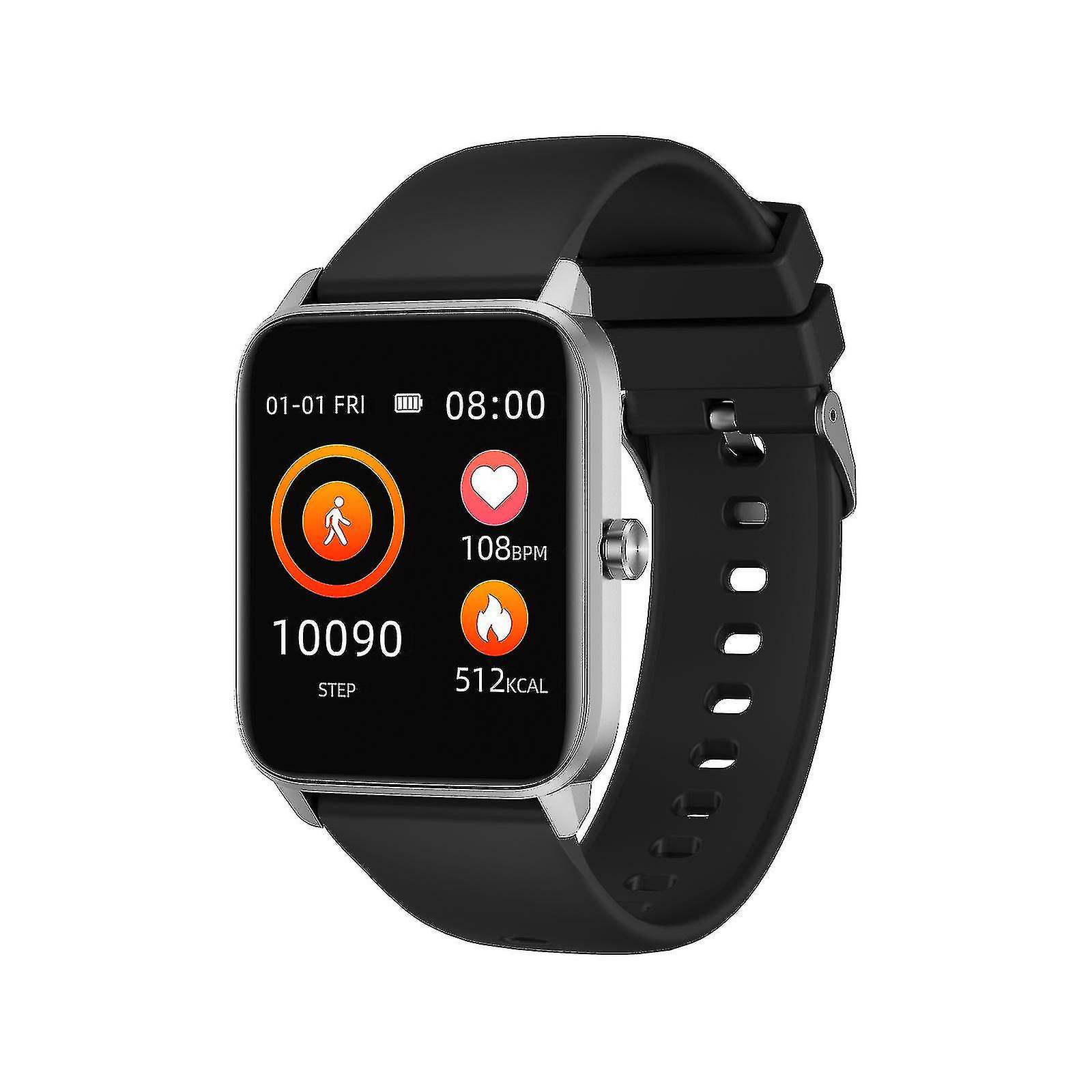 Kw22マルチスポーツ心拍数血圧酸素モニタリングスマートウォッチIp68防水フィットネストラッカースマートウォッチ - シルバー