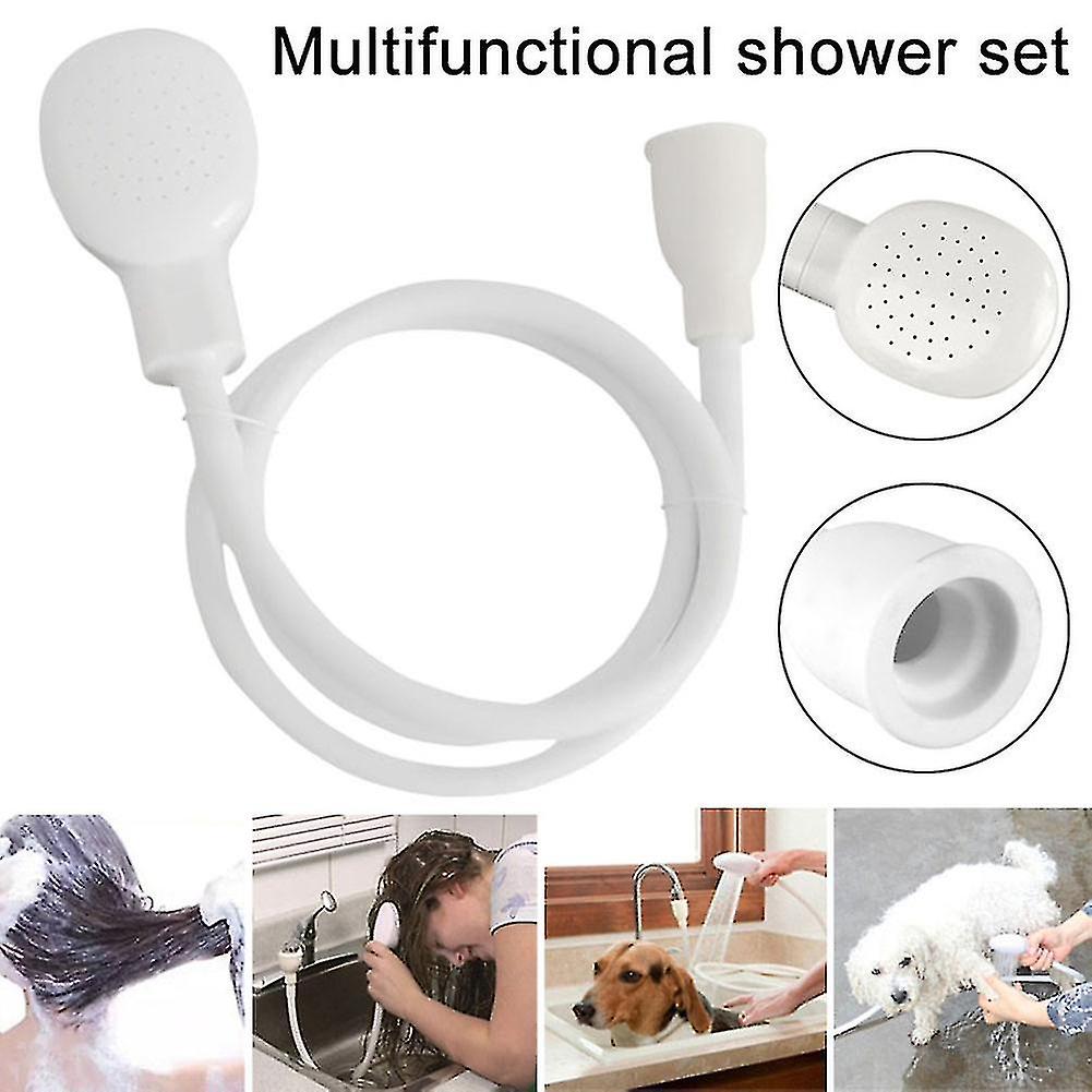 多機能シャワーヘッドスプレードレインストレーナーバスホースシンク洗浄ペットヘア