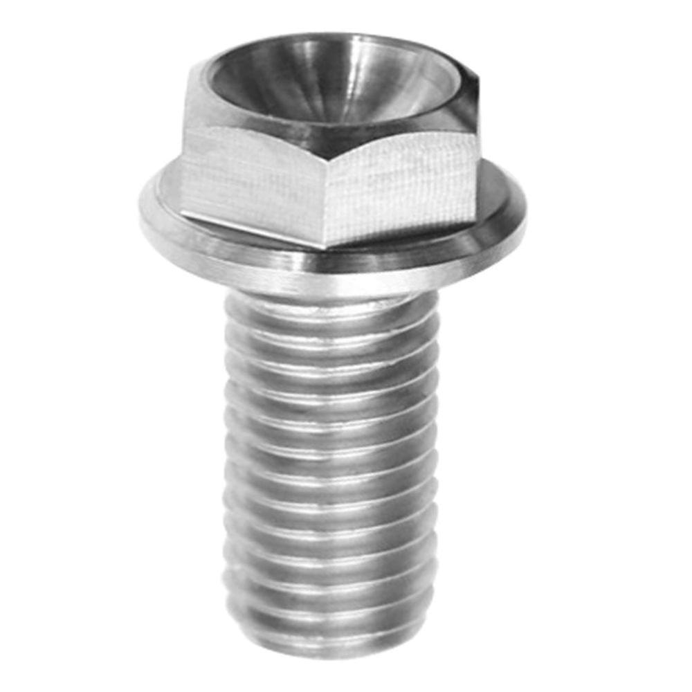 M6 Titanium Hex Head Flange Bolt Fastener M6 X 10-65 M6 X 40