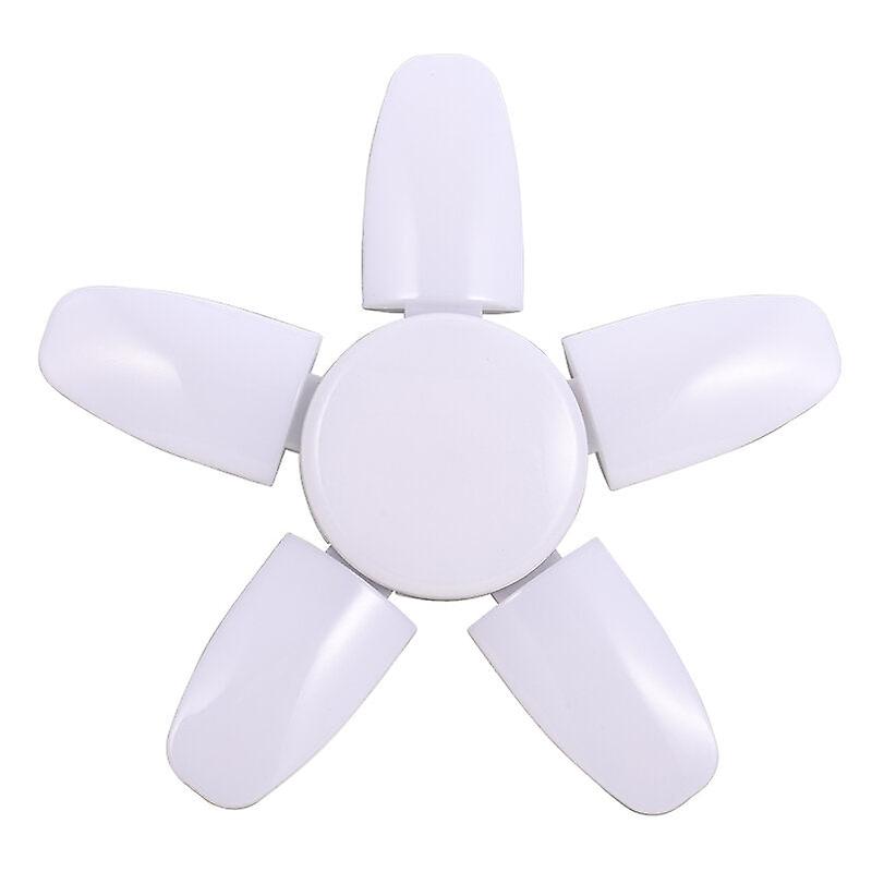 80W Deformable Led Garage Lights, 5-blade E27 Daylight For Workshop/warehouse, Ac95-265v Ceiling Light