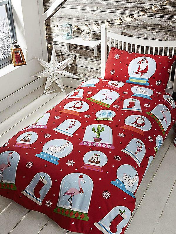 Weihnachten Schnee Kugeln Bettdecke Set