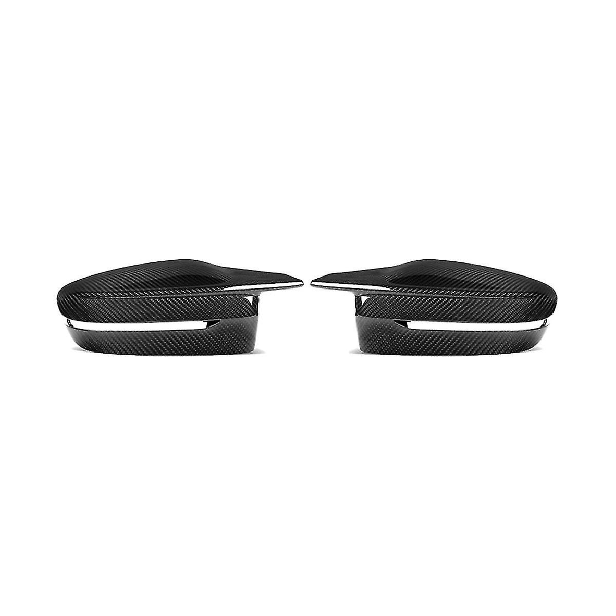 Miroir de grain de carbone Shell Mirror Cover Mirror Cover Bull Horn pour 3 Series 5 Series G20 G28 G
