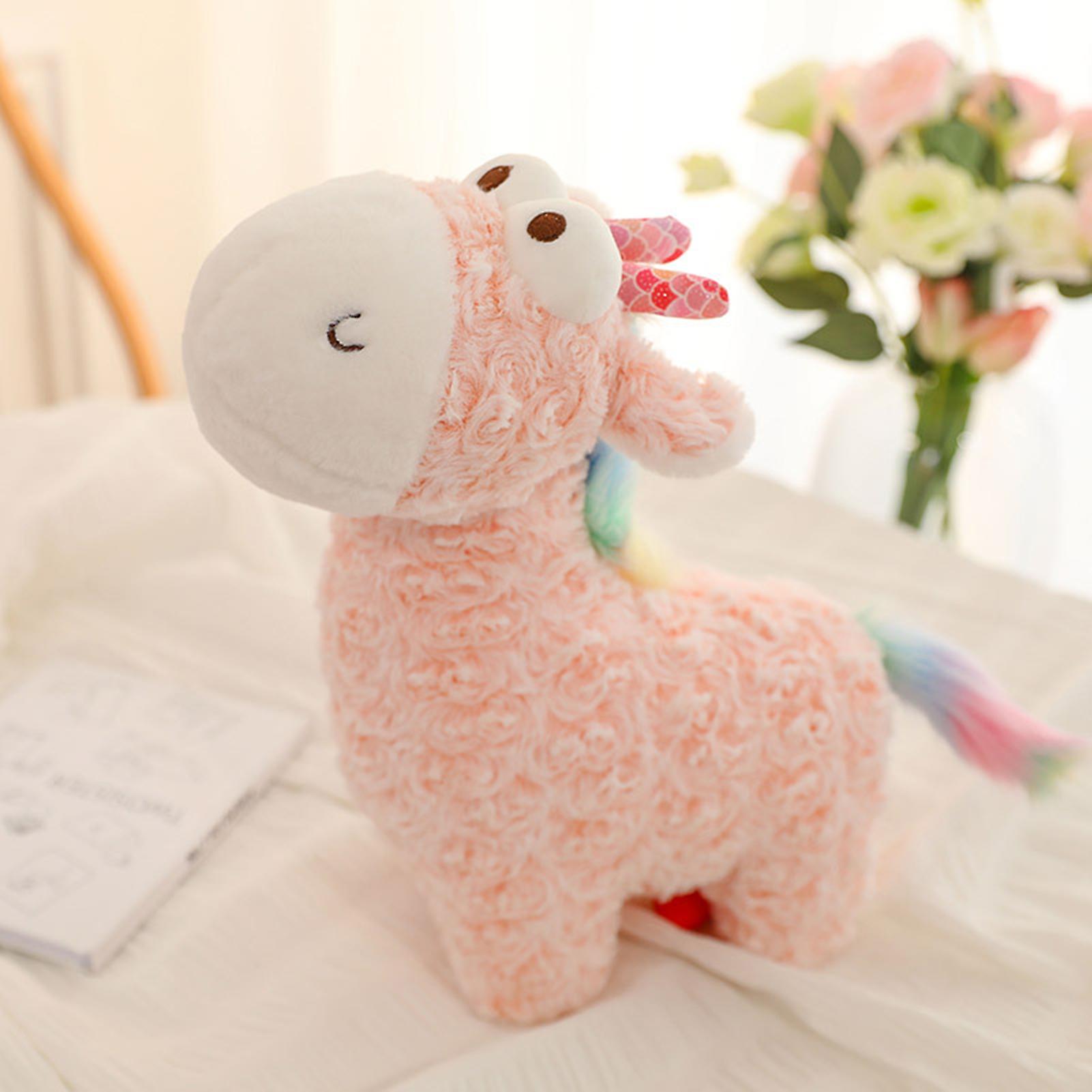 Cute Deer Plush Toy Stuffed Animal Doll Lovely Soft Plushie Pillow Cushion Plush Doll For Kids Baby Comforting Gift