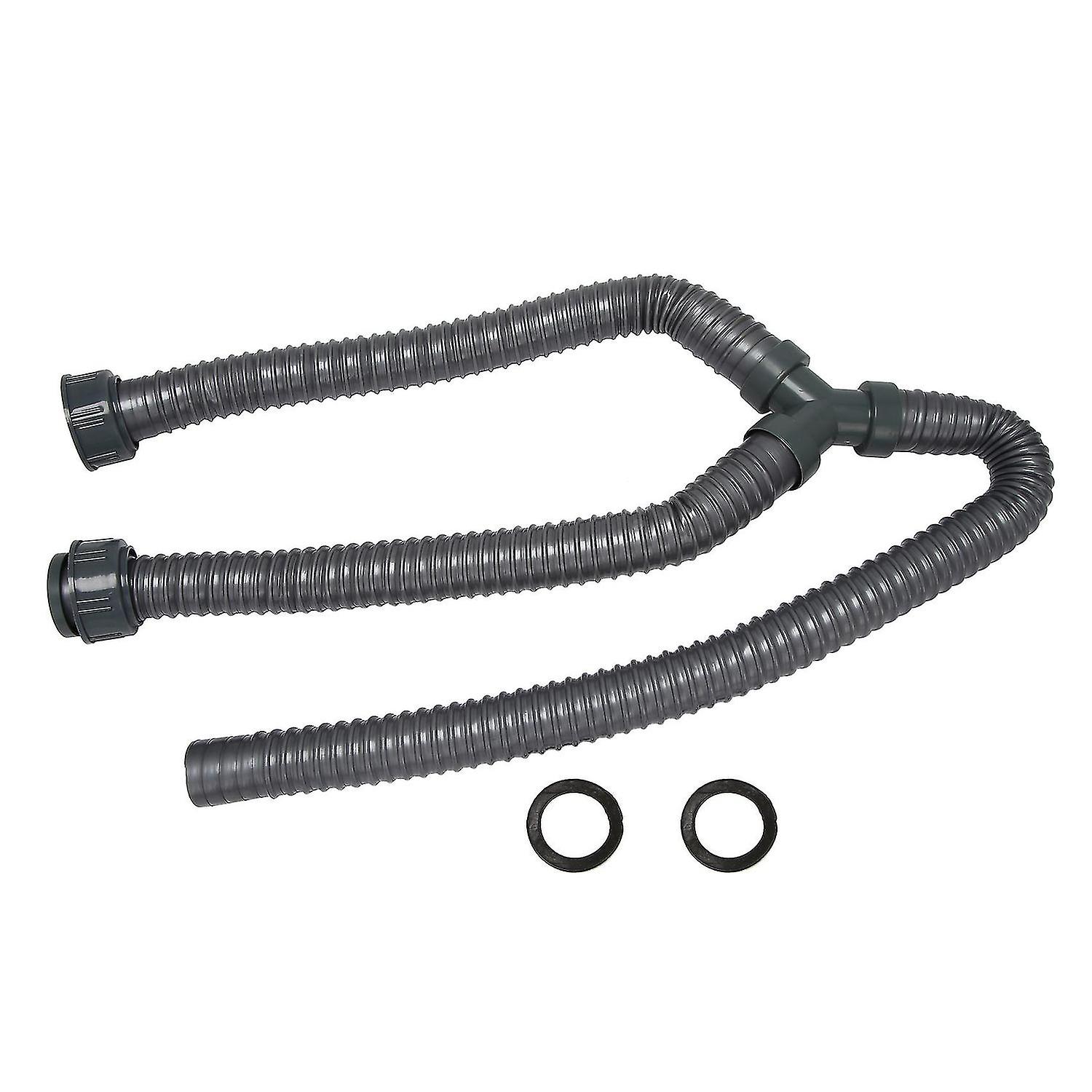 3.3ft Washing Machine Pvc Y Drain Discharge Hose Washer Pipe Connector