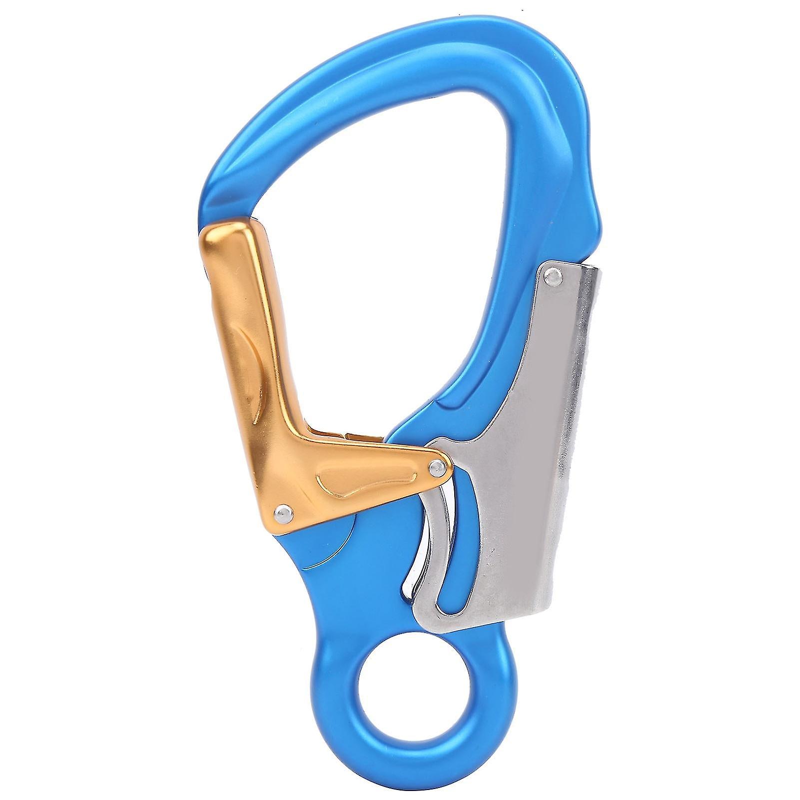 Camnal Autolock D Locking Snap Aluminum Snap Lock Hook Clip For Rock Tree Climbingblue