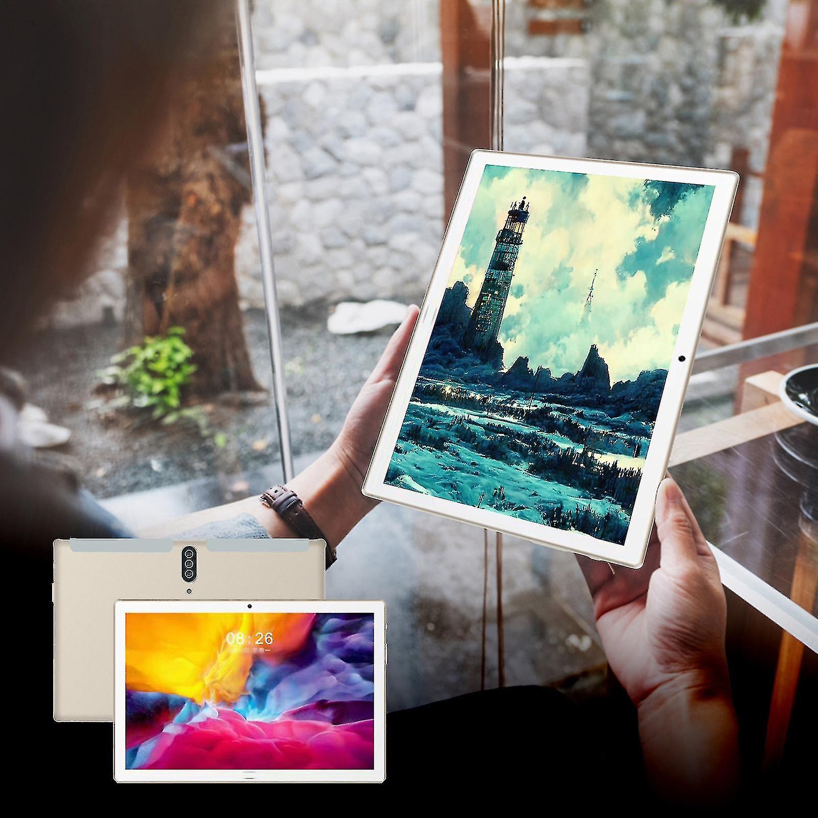10.1 Inch Hd Tablet, 8-core Ips, High-definition Screen, Wifi, Bluetooth, Android Voice Call, Game Tablet, Support Sim Communication Function
