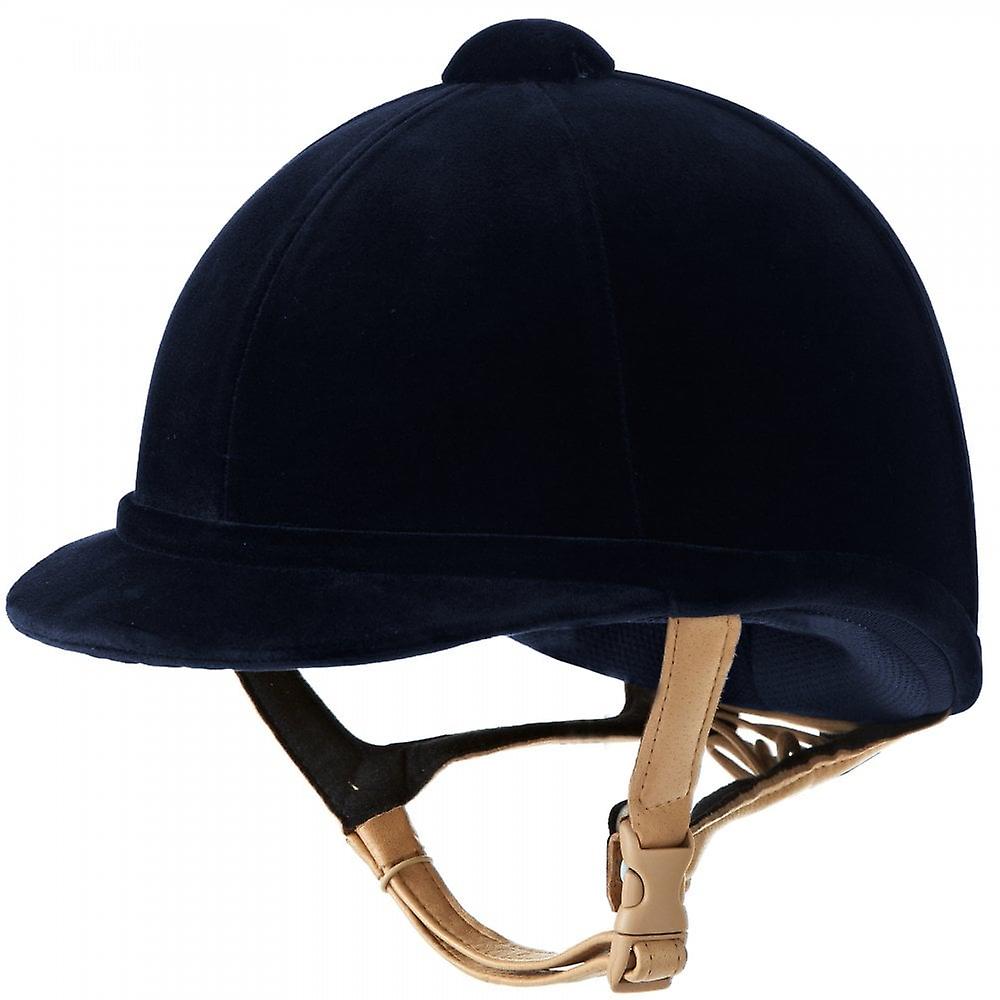 Women's Charles Owen Hampton Riding Hat - Navy Blue