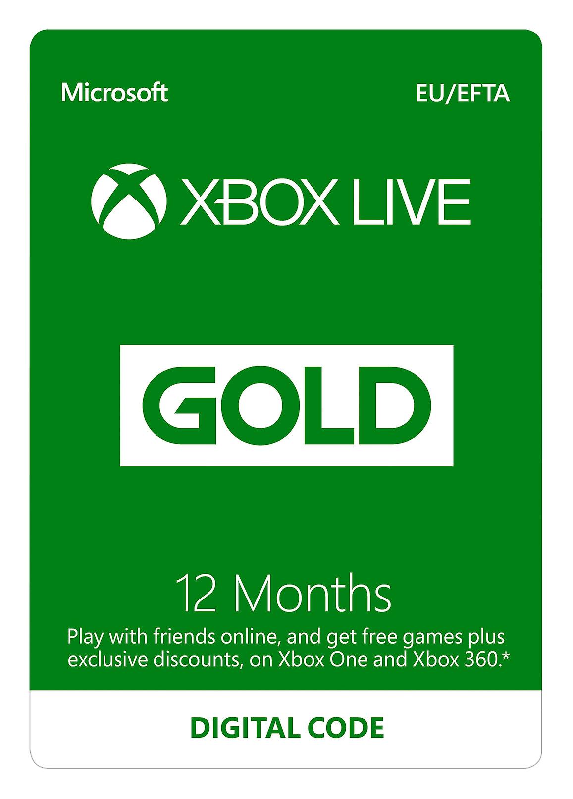 Xbox Live Prepaid Gold Membership
