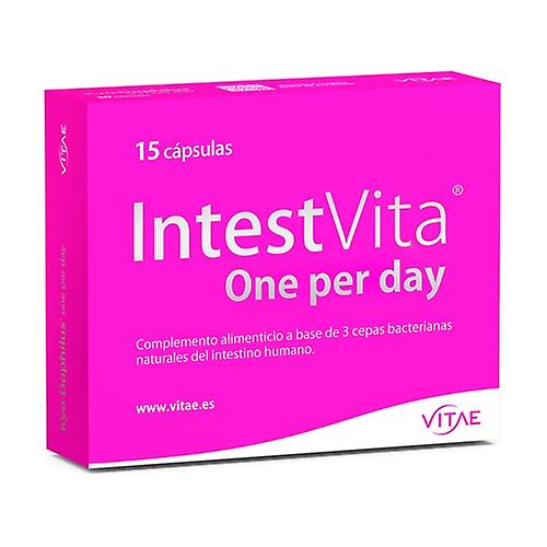 IntestVita one x day intestinal flora 15 capsules