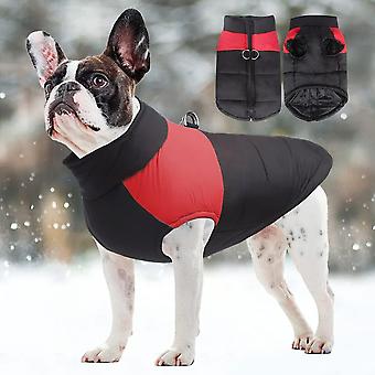 Waterproof Winter Dog Coat, Warm Jacket Pet Clothes for Small Medium Large Dogs Puppy Cotton Vest for Autumn and Cold Weather，XL