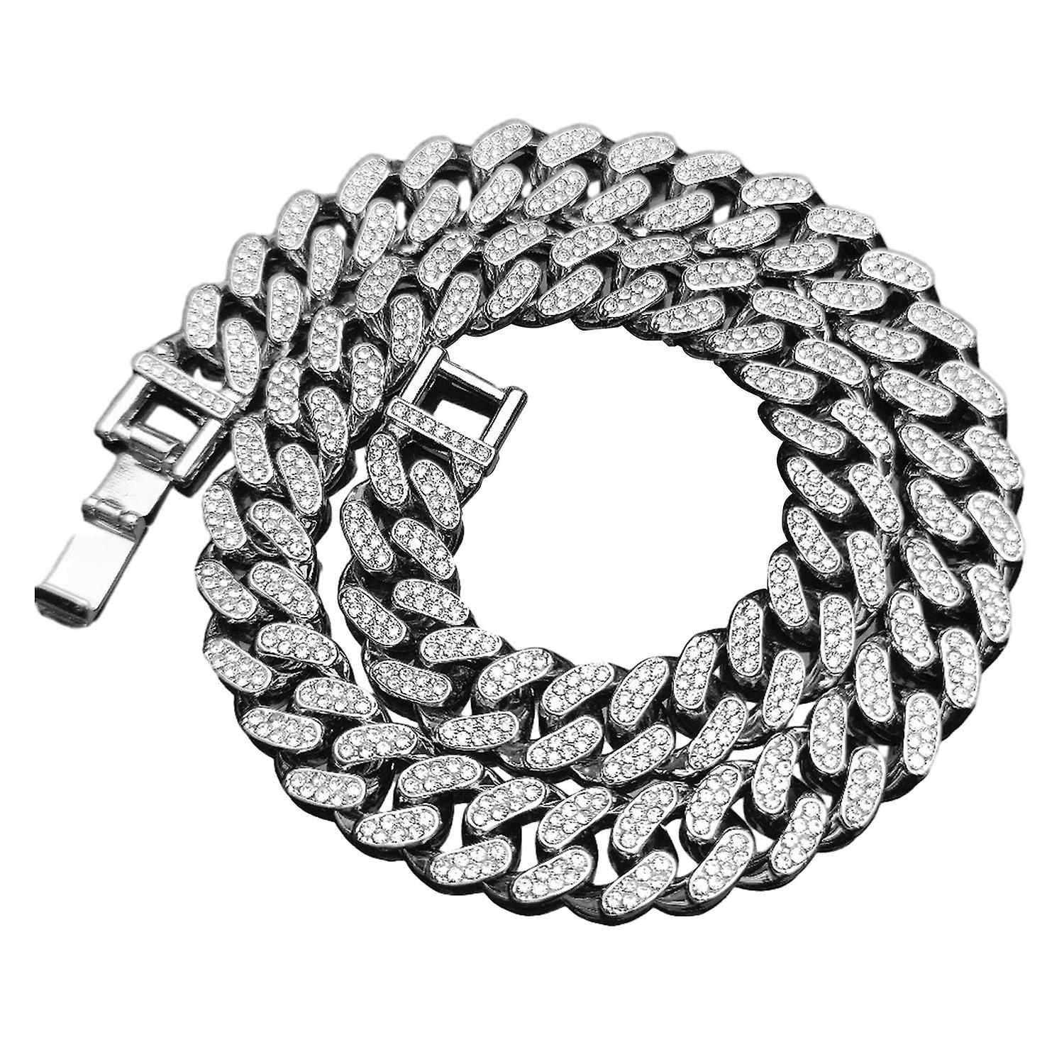 Cuff Bracelet Rhinestone Fine Workmanship Electroplating Shiny Long-lasting Decorate Non-fading Shin