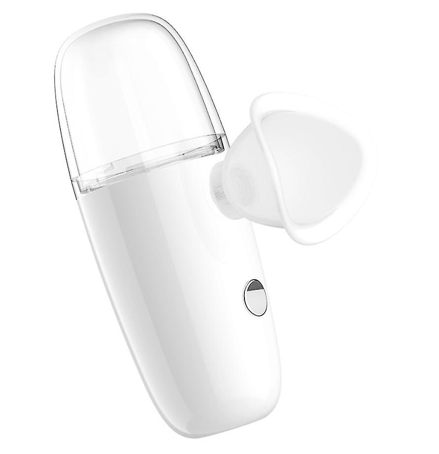 White Portable Cool Mist Facial Sprayer Hydrating Mini Usb Face Humidifier Az22036
