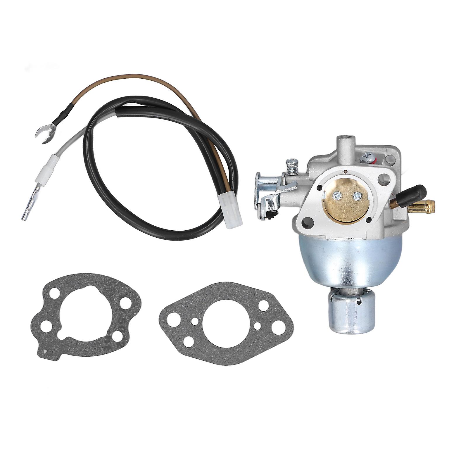 Aluminum Lawn Mower Carburetor Assembly Replacement Accessories with Gasket and Connecting Cable for Engine Carburetor 847395