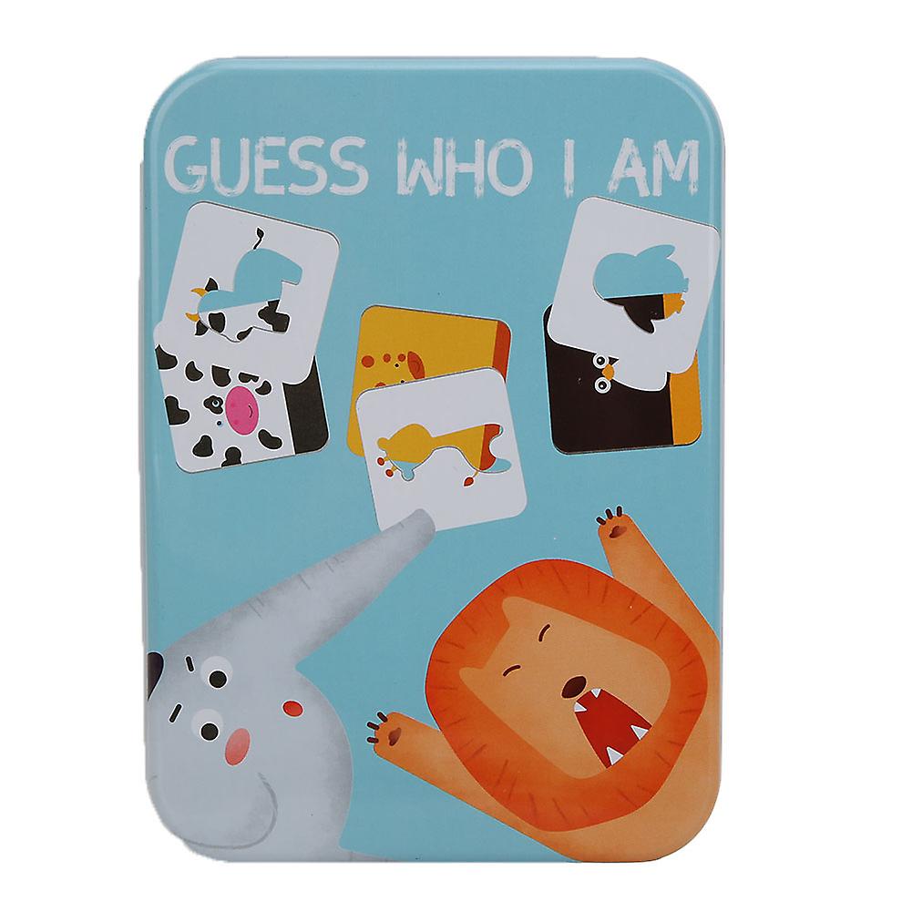 Kid Cognitive Matching Parent Child Interaction Early Educational Card Puzzle Toy(Type A )