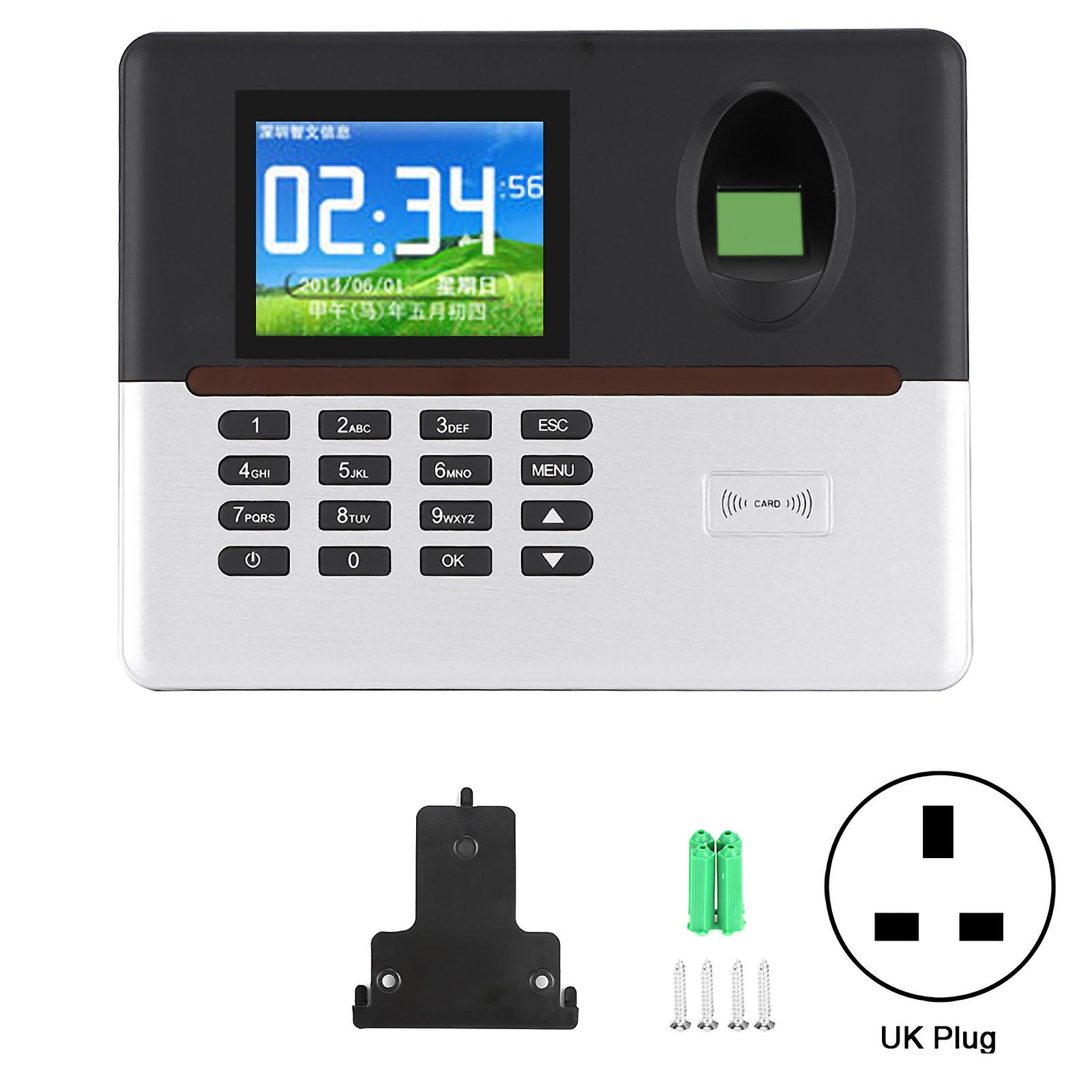 Fingerprint Time Attendance Machine, Clock Recorder, WiFi Access Control, Employee Check-In