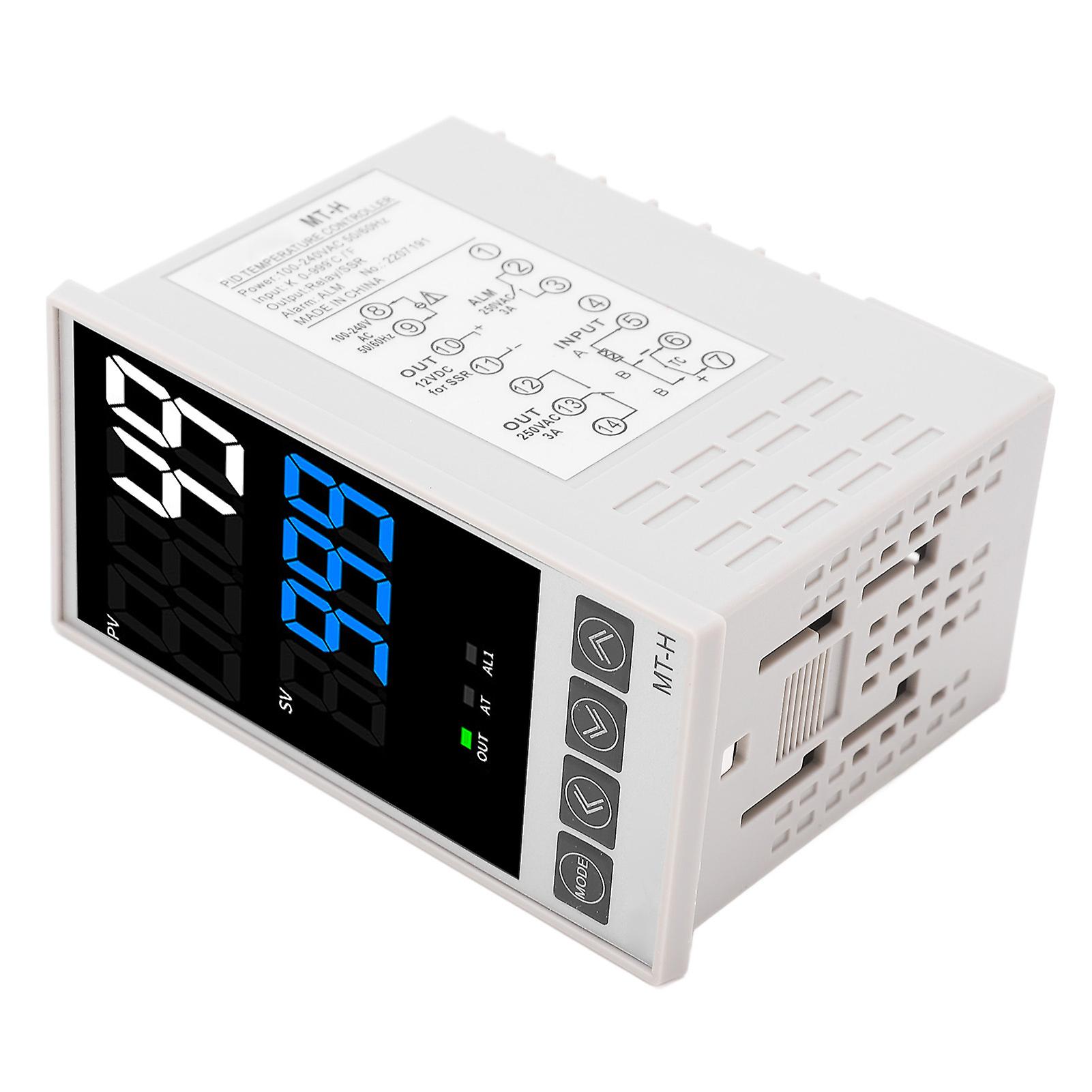 PID Temperature Controller Kit Intelligent Digital Display Automatic Temperature Control Instrument AC100‑240V 48 X 96mm