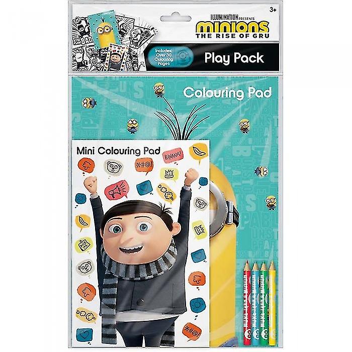 Minions Printed Colouring Set