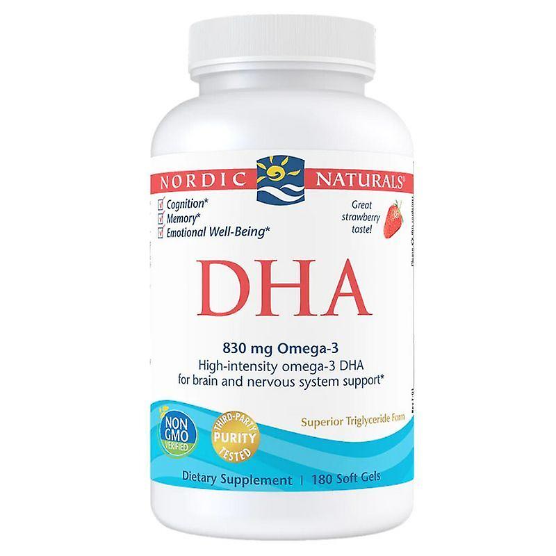Nordic Naturals DHA 830毫克草莓软胶囊 180