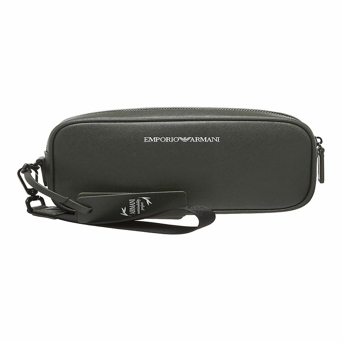 Long Leather Beauty Case - Black Leather Beauty Case