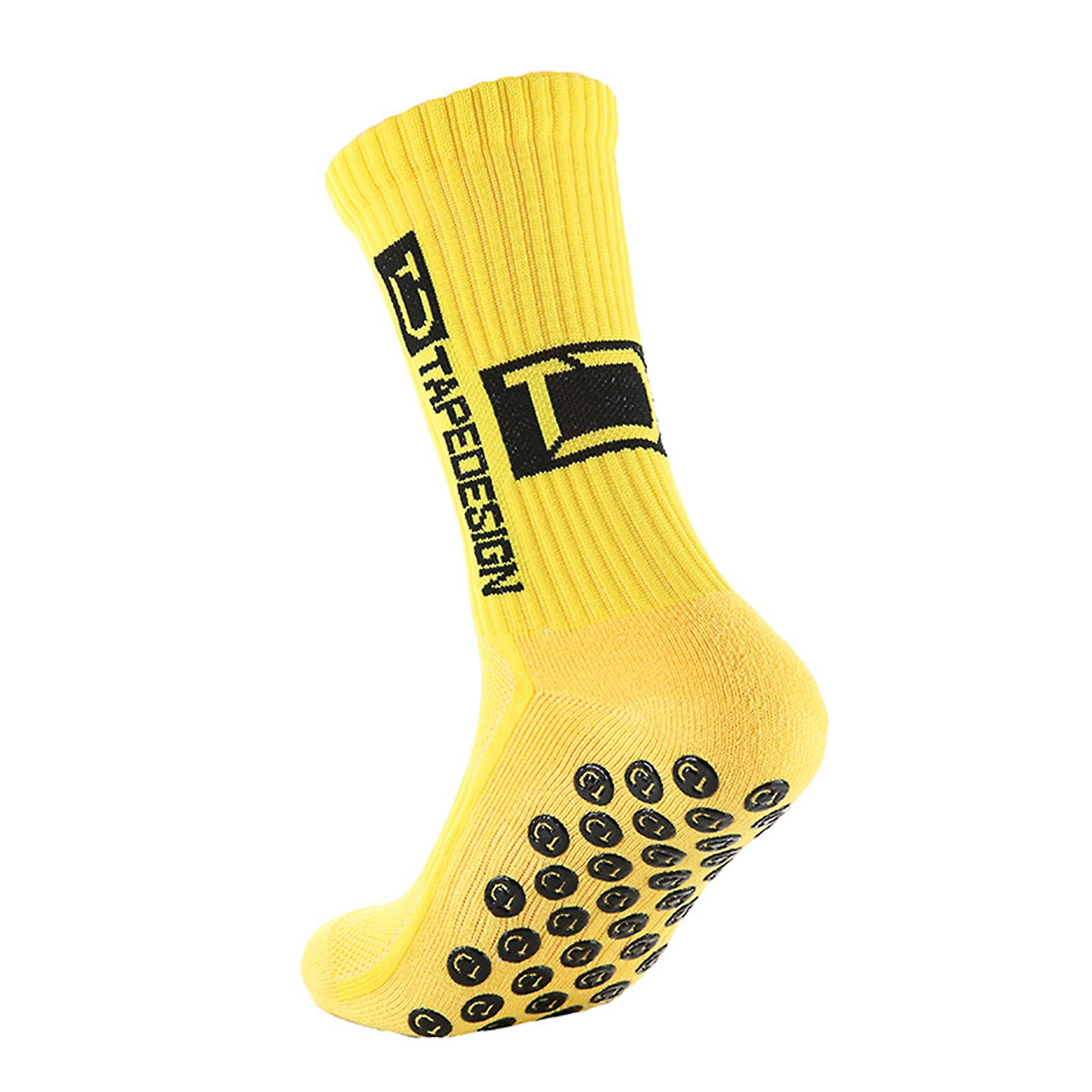 Non-Slip Dot Rubber Soccers Socks Comfortable Sweat-Absorbent Sock for Daily Wear