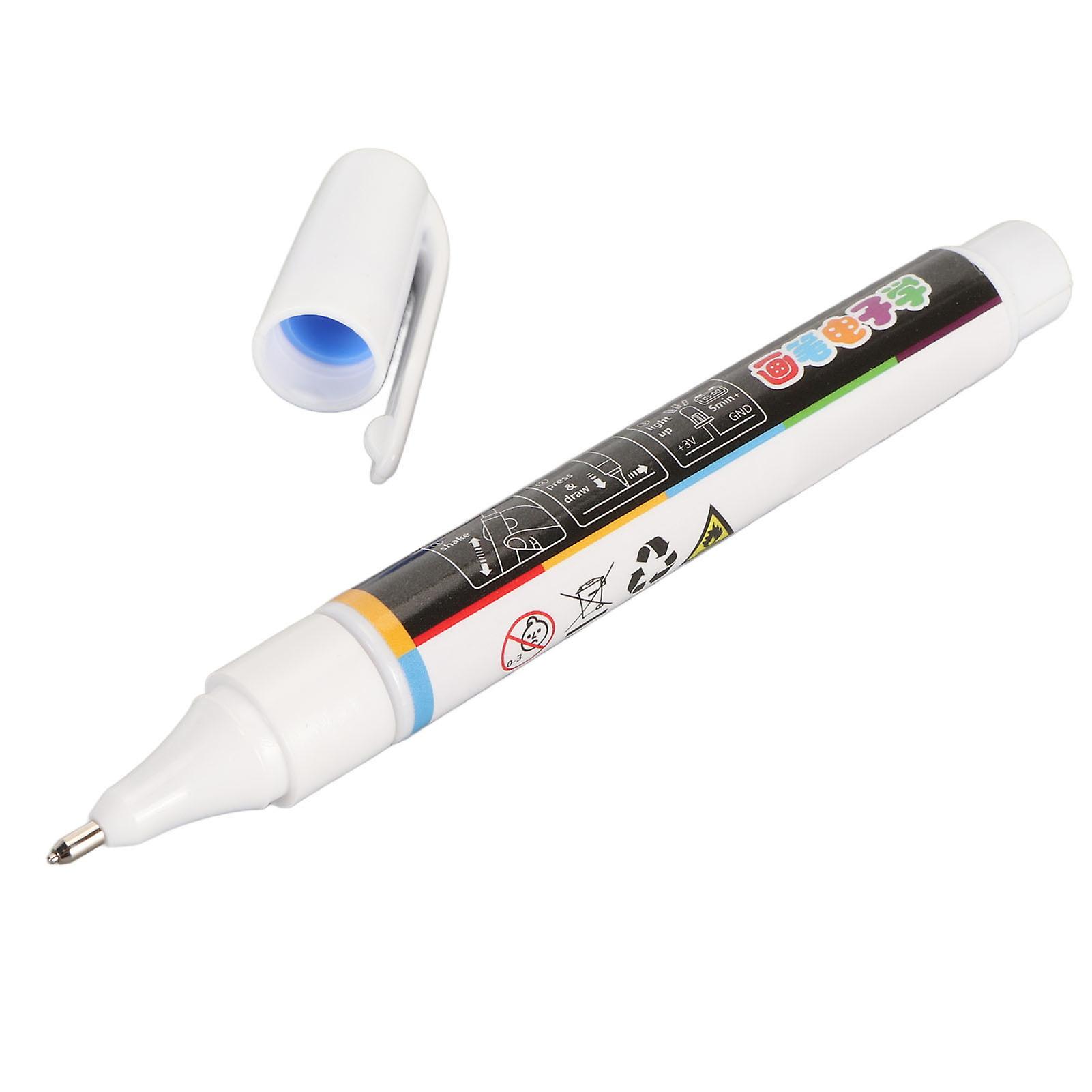 6ml Conductive Pen, Circuit Repair, Quick-drying Conductive Ink Pen for Science Experiments, Black