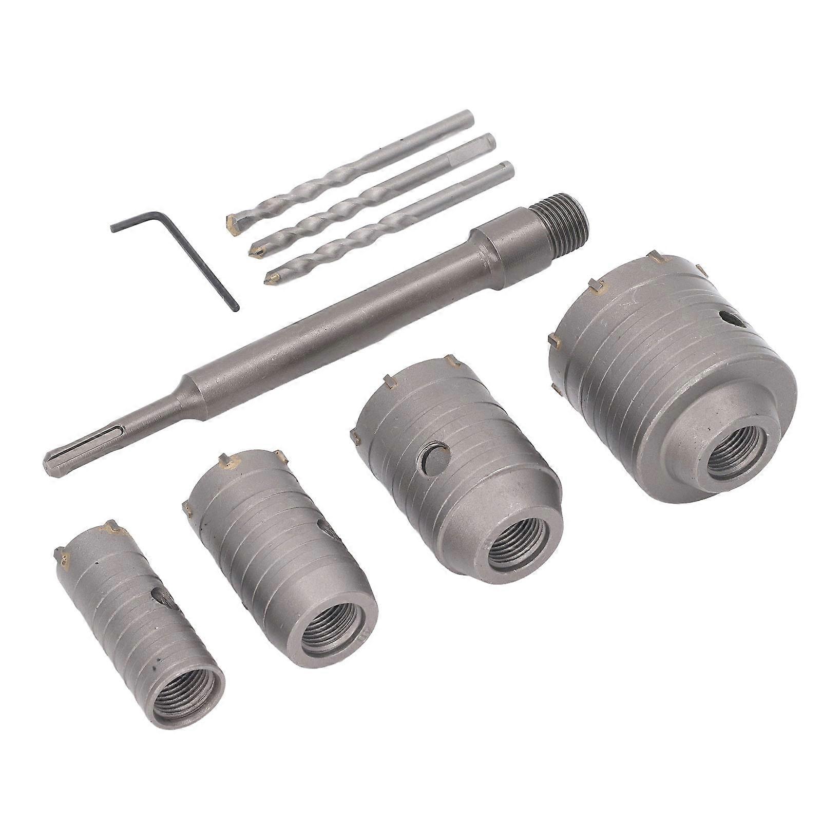 Hole Saw Kit 30mm-65mm 4pcs SDS PLUS Core Drill Cutter Set