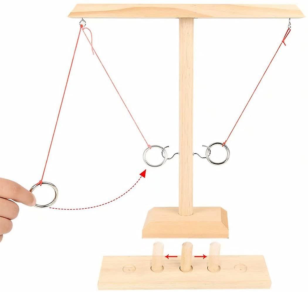 Hooks Ring Toss Game with Shot Ladder Bundle D