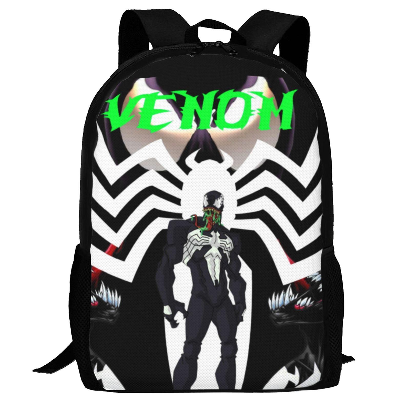 Venom Backpack,3d Print Laptop Backpack Lightweight Casual Daypack Bookbag Multi-Function Travel Backpack